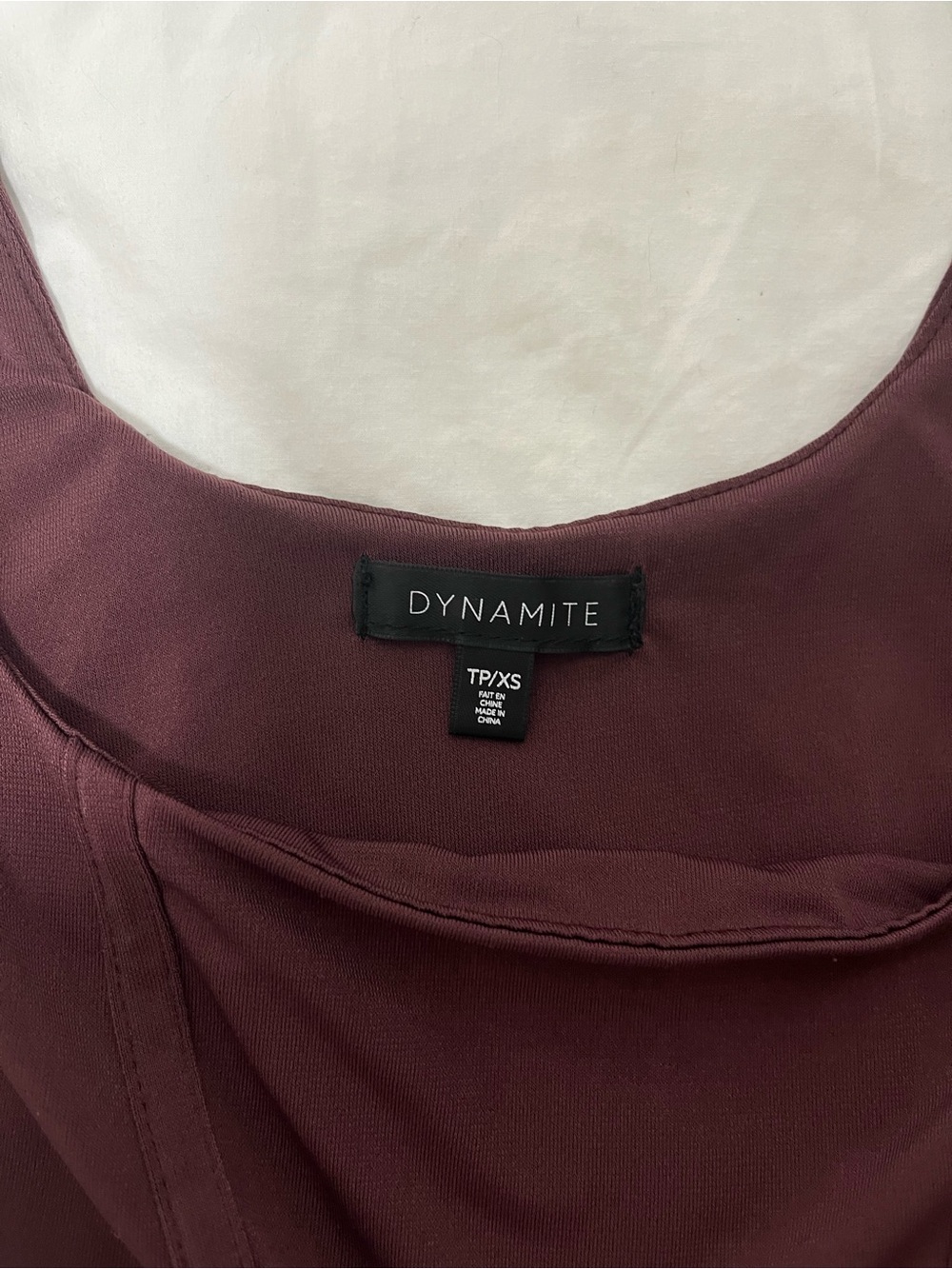 Dynamite Strapless Dress in Plum